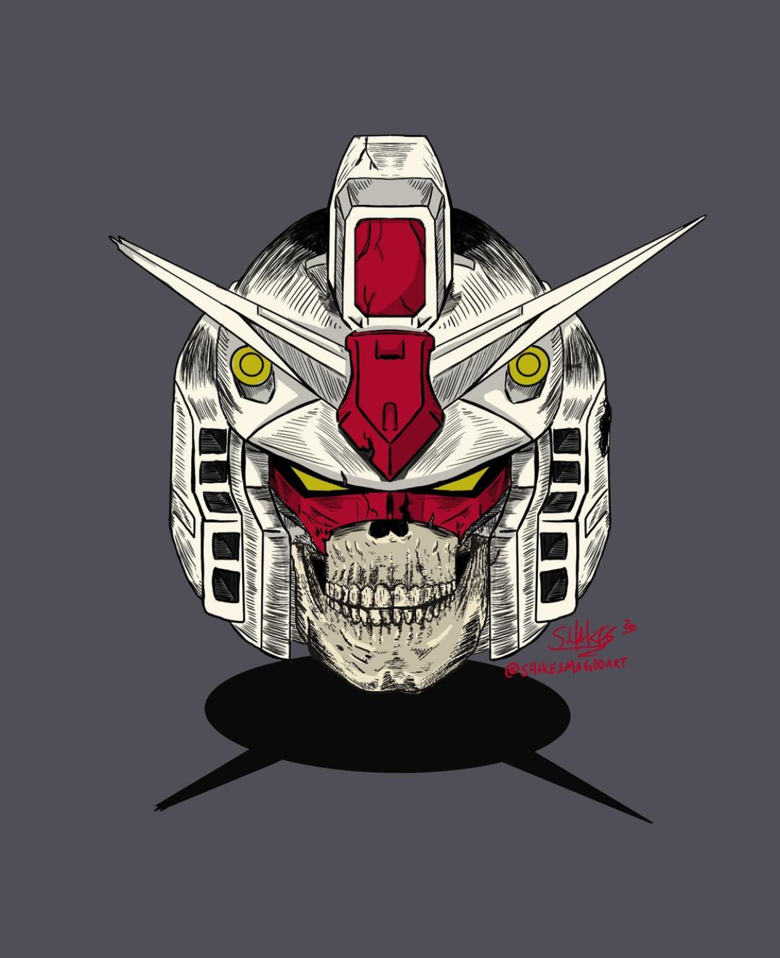 Gundam Skull - Shake Magoo Art's Ko-fi Shop