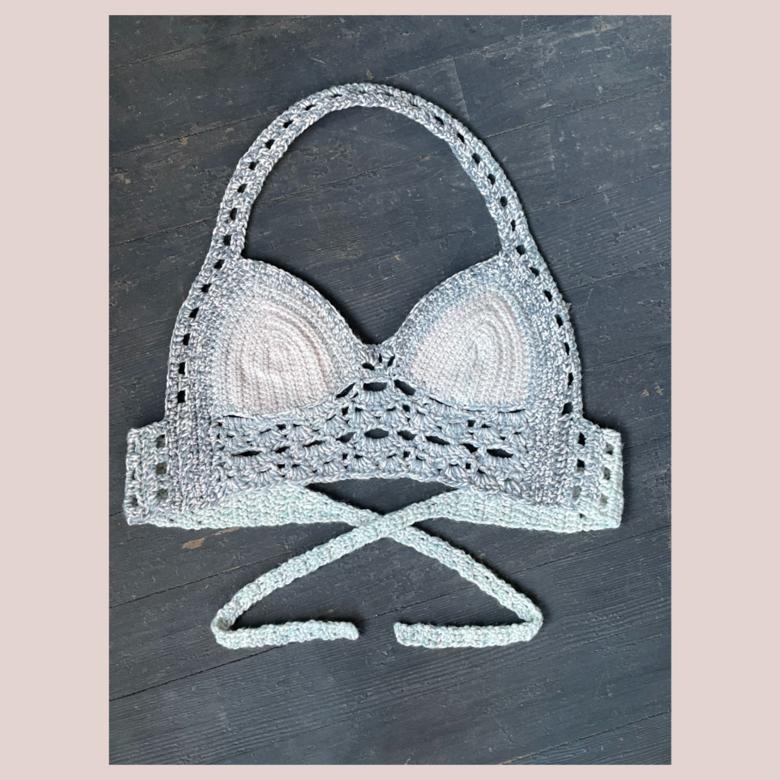 Silvery gold bralette, Twik