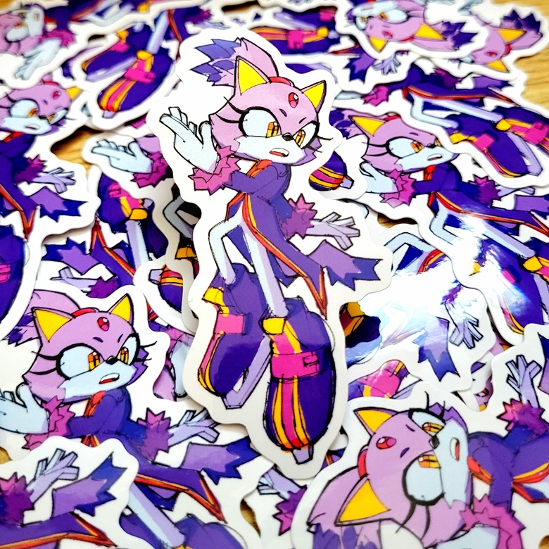 Sonic Sticker – Camilla Khau Designs