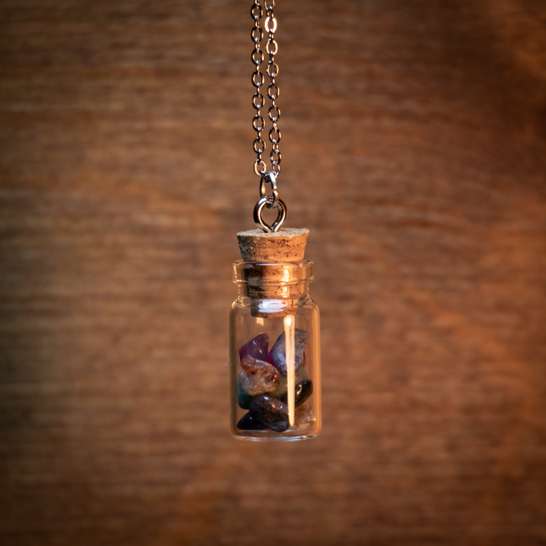 Buy Small Potion Bottle Necklace Online in India - Etsy
