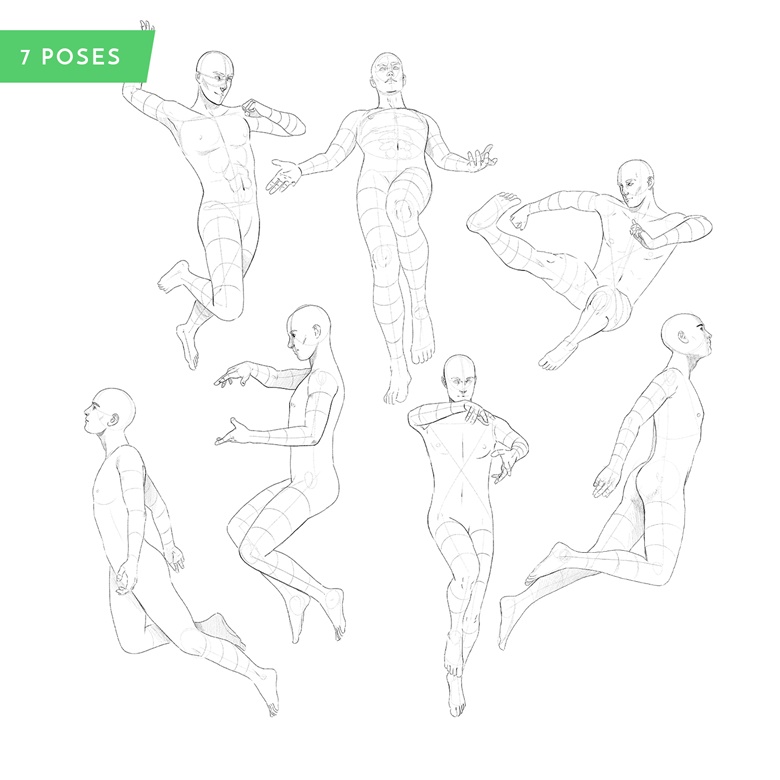 Pose Reference — Drawing is a life-long pursuit and the foundation...