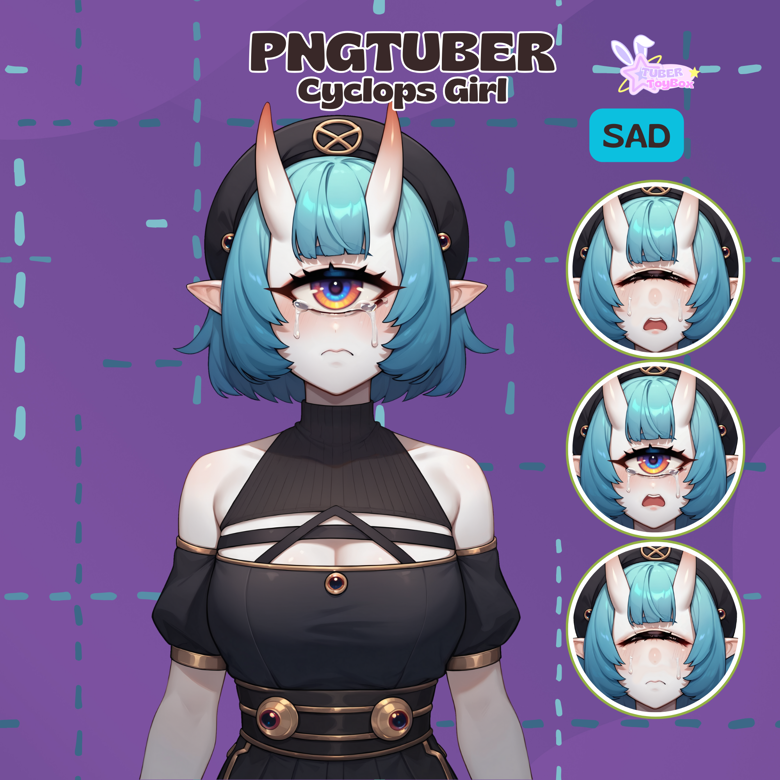 PNGTuber- Cute Cyclops Monster Girl - Tuber ToyBox's Ko-fi Shop - Ko-fi ...