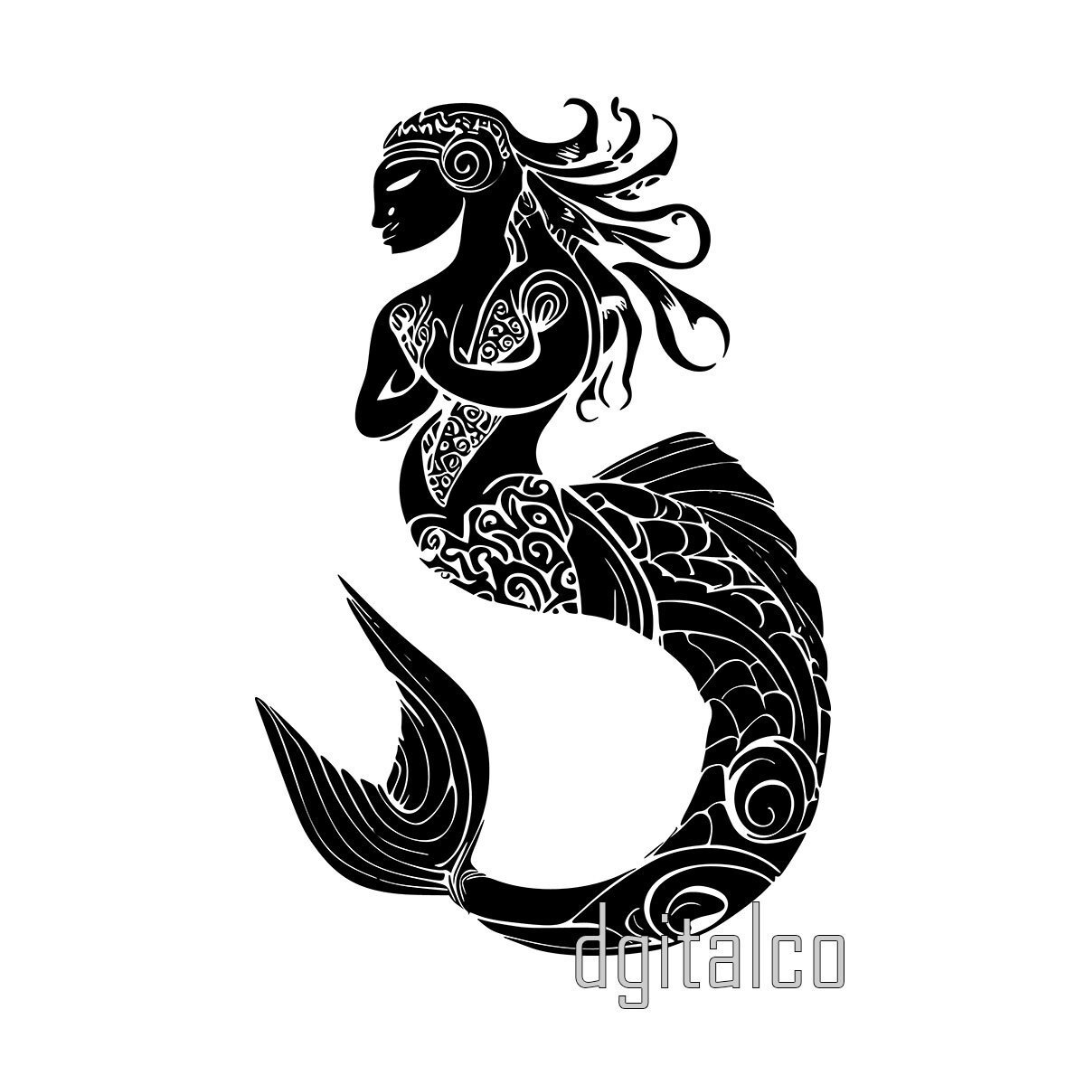 Tribal Mermaid by blackdragon212006 on DeviantArt