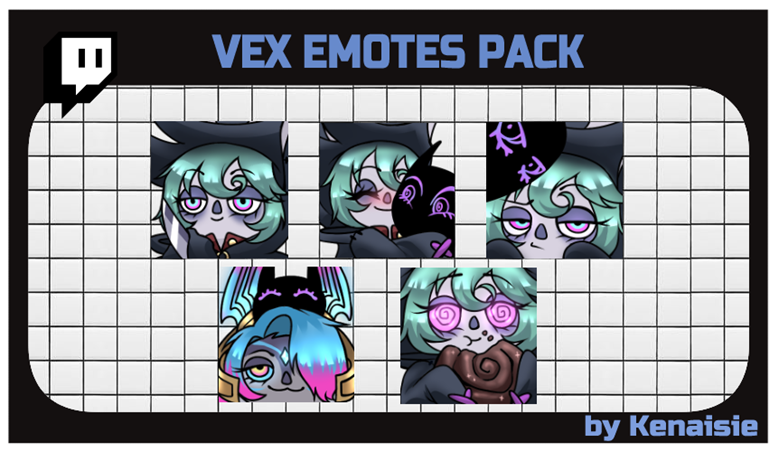 Vex Emotes For Twitch And Discord Kenaisie S Ko Fi Shop Ko Fi Where Creators Get Support