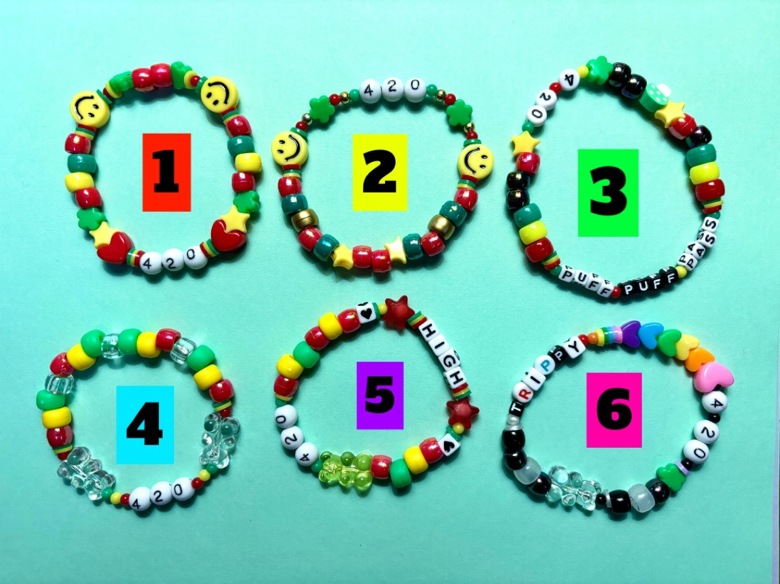 Choose your 420 Clown Kandi bracelet 嵐 - Bekaloo's Ko-fi Shop - Ko-fi ️ ...