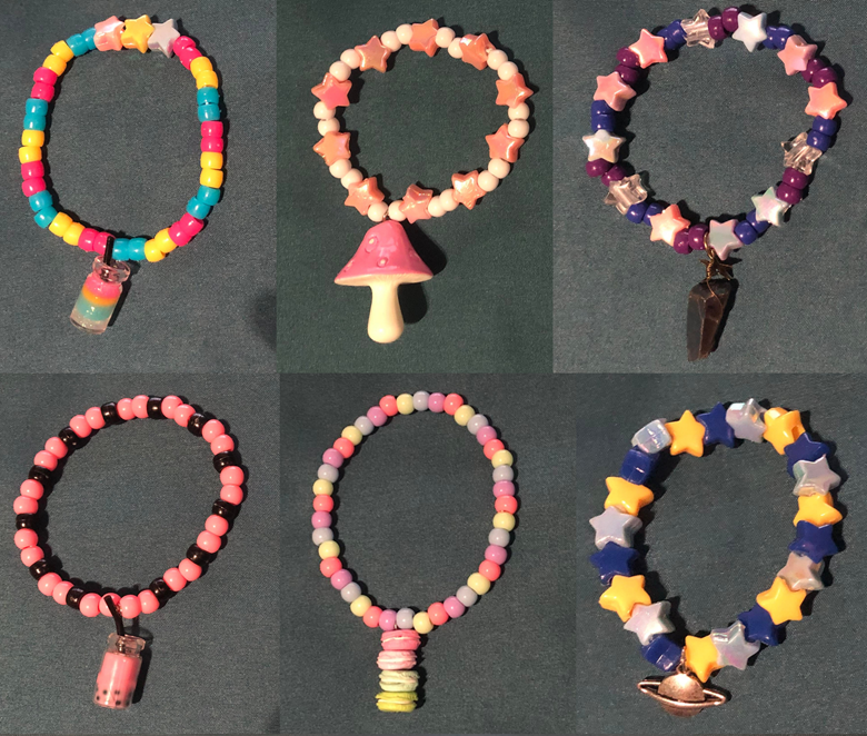 早割クーポン！ 🍬 KAND1 BRAC3LETS 🍭 with charms! Misc. (pt. 1) - bibble 菓子