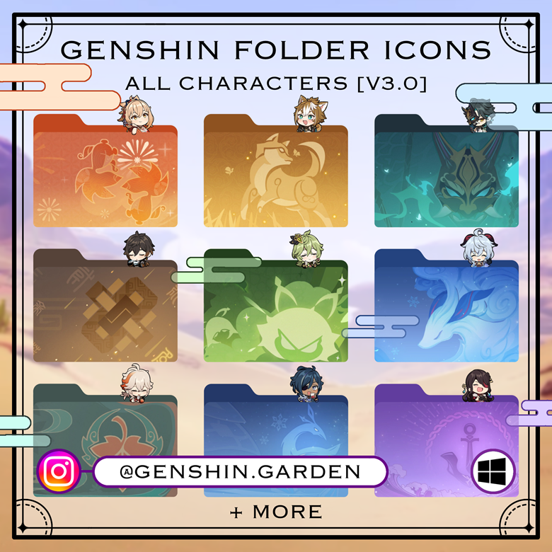  all playable characters v3 0 windows genshin impact folder