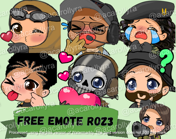 Call of Duty Modern Warfare II, 6 emote pack - carollyra's Ko-fi Shop ...