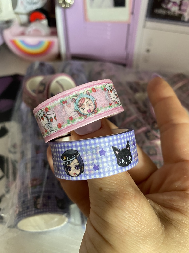 Nana x hachi Japanese washi tape - set of 2 rolls - Kawaii Closet's Ko ...