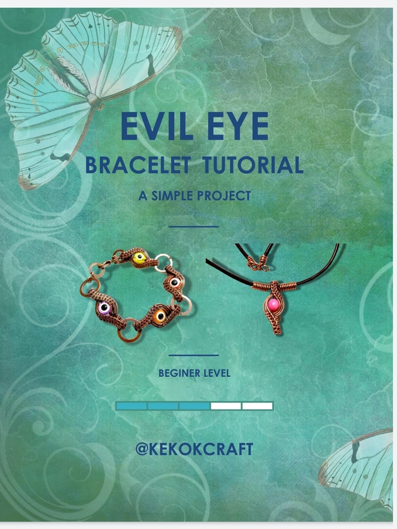 Studded Evil Eye Bracelet – Bling Box
