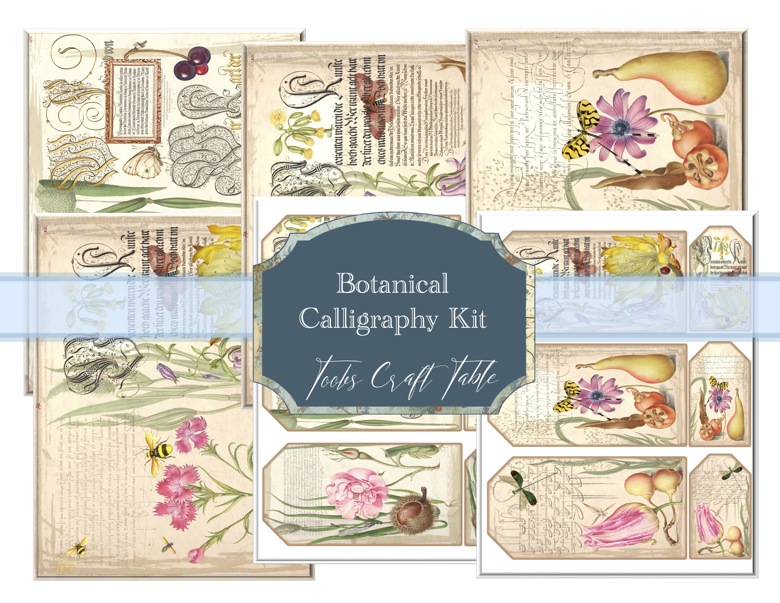 Botanical Calligraphy Kit - Took's Ko-fi Shop - Ko-fi ️ Where creators ...