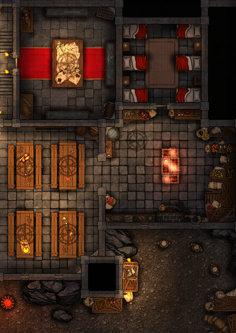 War Fortress - DnD map - Maky The DM's Ko-fi Shop - Ko-fi ️ Where ...
