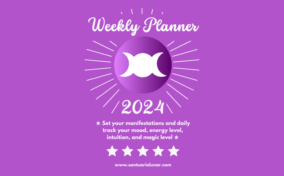 Weekly Planner 2024 - Santuário Lunar - Santuário Lunar - Tarot and  Witchcraft's Ko-fi Shop - Ko-fi ❤️ Where creators get support from fans  through donations, memberships, shop sales and more! The