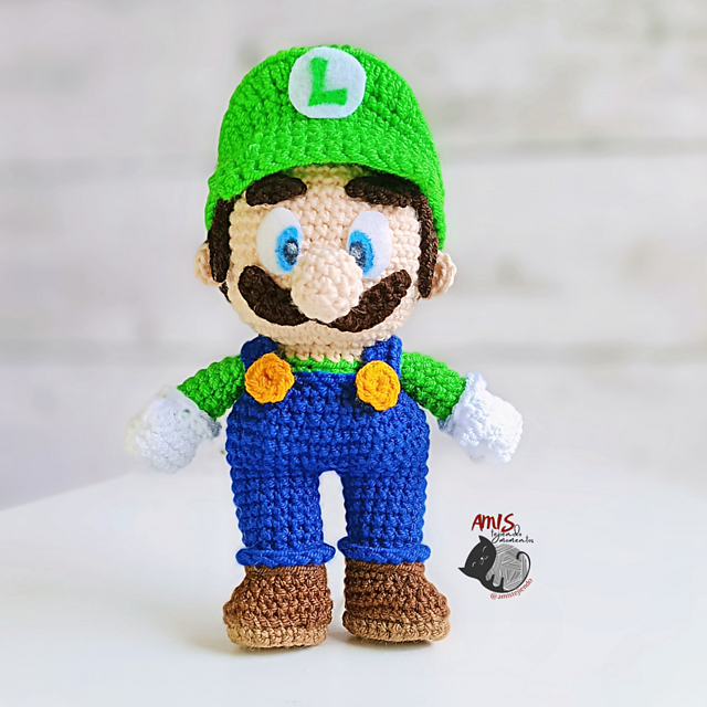 Luigi Amigurumi Pattern - Amis Tejiendo Momentos's Ko-fi Shop - Ko-fi ️ ...