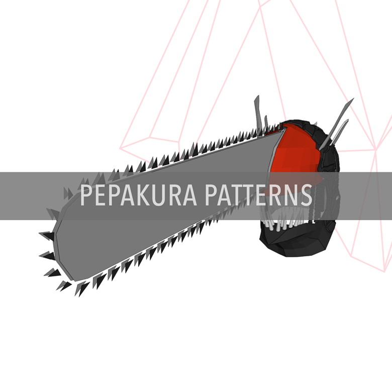 Slayer's Chainsaw PDF PDO Eva Foam Templates 