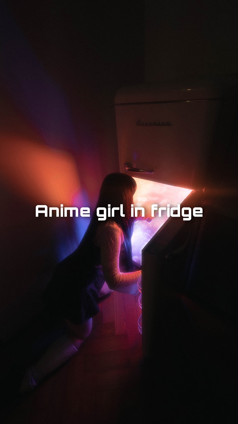 Hot Anime OSHI NO KO Magnet Fridge Stickers Decoration Home Refrigerator  Decor Glass Dome Crystal Art