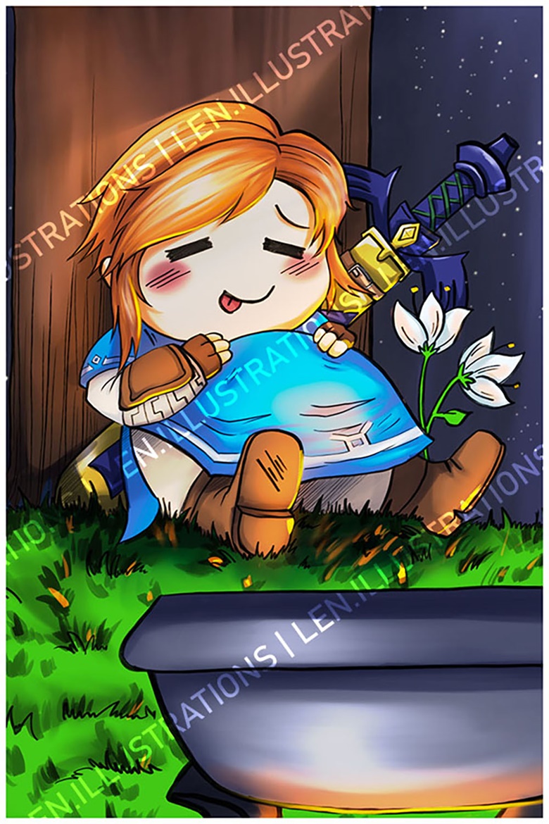 Link - Zelda Breath of The Wild (Chibi)