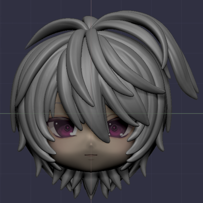 vFlower(VOCALOID) Ob11 Nendroid Hair STL File - BabylonHolic's Ko-fi ...