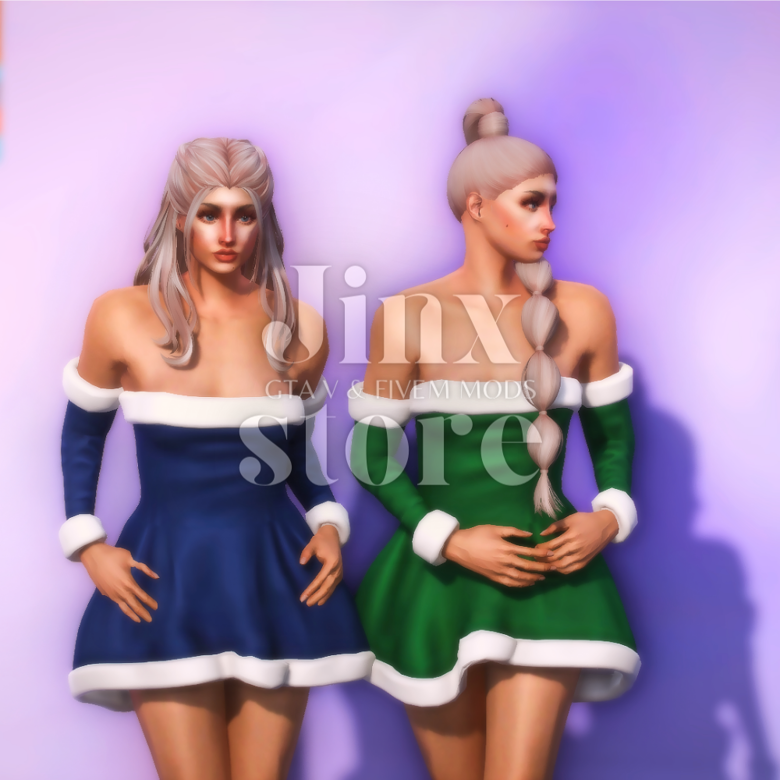 Holiday Dress v2 - JinxStore's Ko-fi Shop - Ko-fi ️ Where creators get ...