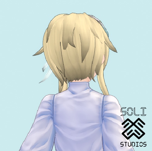 [Genshin Impact] Lumine Hairstyle - Soli Studios's Ko-fi Shop - Ko-fi ️ ...