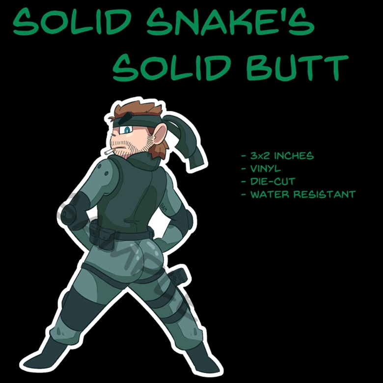 Solid Snake Sticker