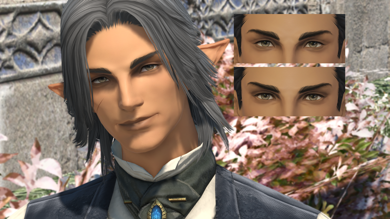 Thicker eyebrows for Elezen male face 1&2 - Lren | FFXIV's Ko-fi Shop ...