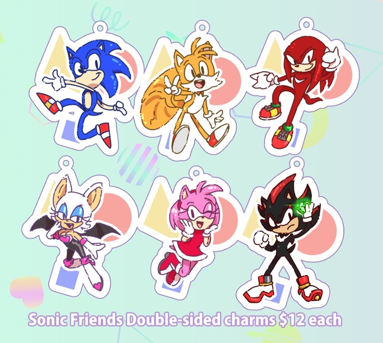 Sonic X - Shadow Phone Charm, Sonic X - Shadow Phone Charm