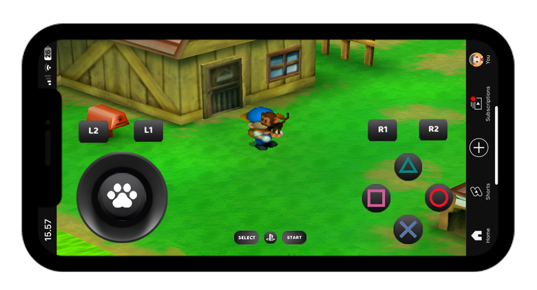 ePSXe Skin pad (PS1) for Android ♡ Playstation Standard