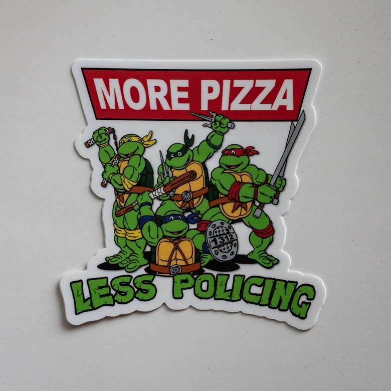 Ninja Pizza - Ninja Turtles - Sticker