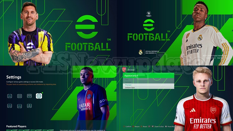 PES 2022 Season Update Concept Menu for PES 2021 by PESNewupdate ~