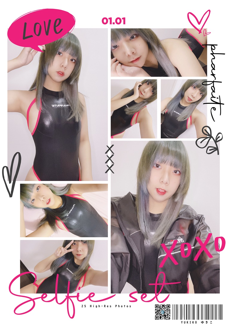 01.01 Pharfaite Selfie Set ( Black x Pink ) - Yukiko ゆきこ's Ko