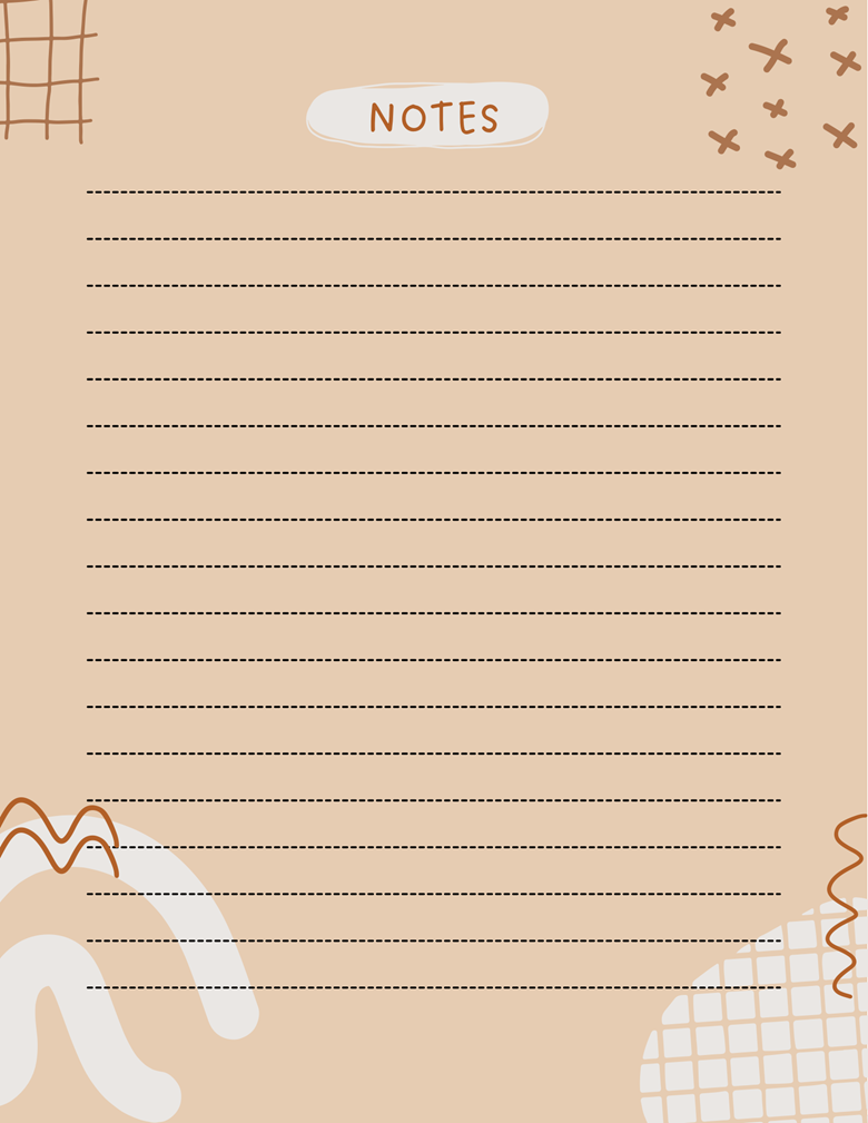 Cozy Bear Notebook Paper-Digital Download - Dulces's Ko-fi Shop