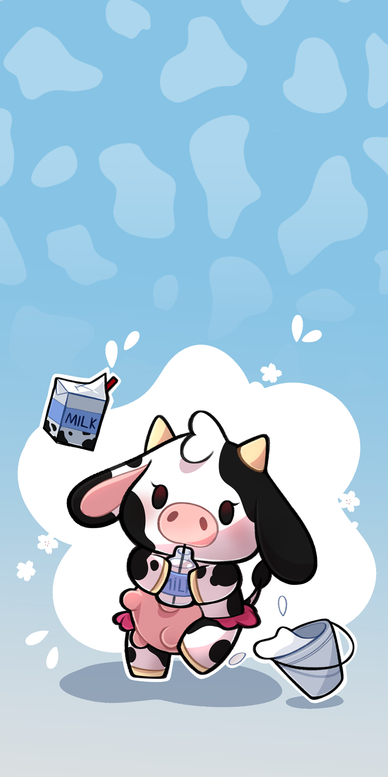 cute cow wallpaper