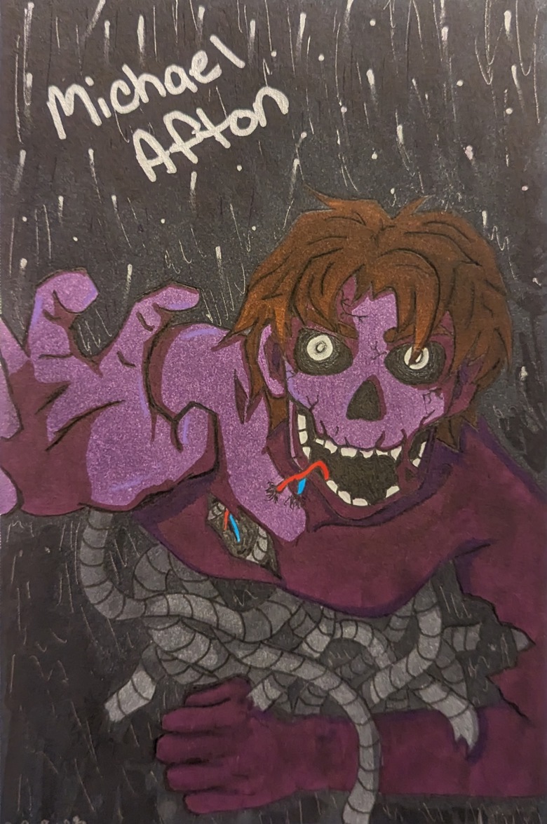 Rotting Michael Afton Poster - pookysunarrow's Ko-fi Shop - Ko-fi ️ ...