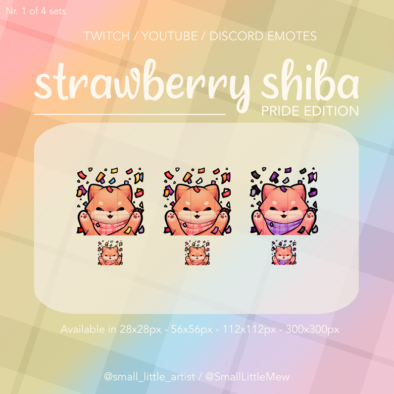 Emotes - Strawberry Summer x Pride Month Nr. 1 - Small_little_artist's ...