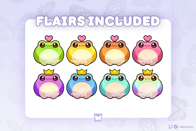 Cute Hamster Sub badges for twitch or stiker