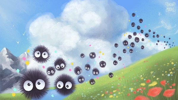 Soot Sprite Desktop Wallpaper - Sugar Mochi's Ko-fi Shop - Ko-fi ❤️ Where  creators get support from fans through donations, memberships, shop sales  and more! The original 'Buy Me a Coffee' Page.