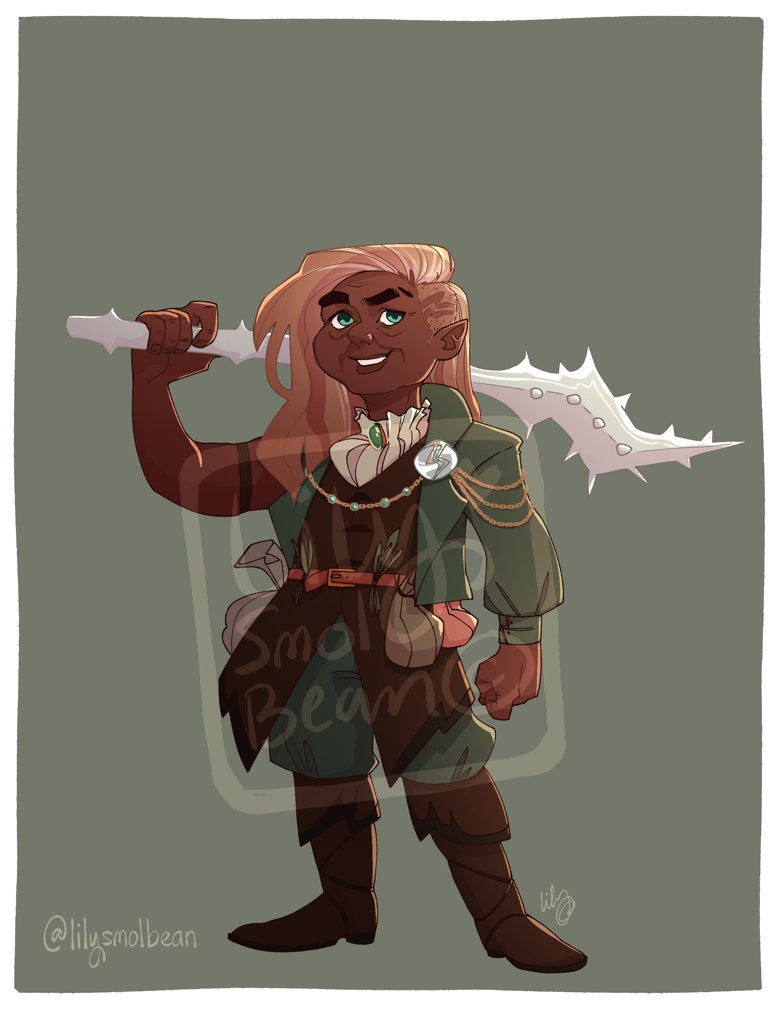 Roll for Character Halfling Cleric Adoptable - LilySmolBean's Ko-fi ...