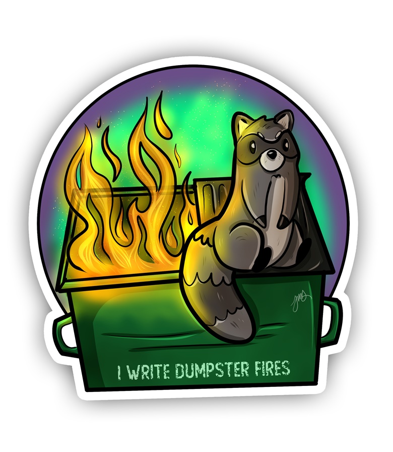 Trash Panda Collection - Writer Edition - Carmilla Creates's Ko-fi Shop ...