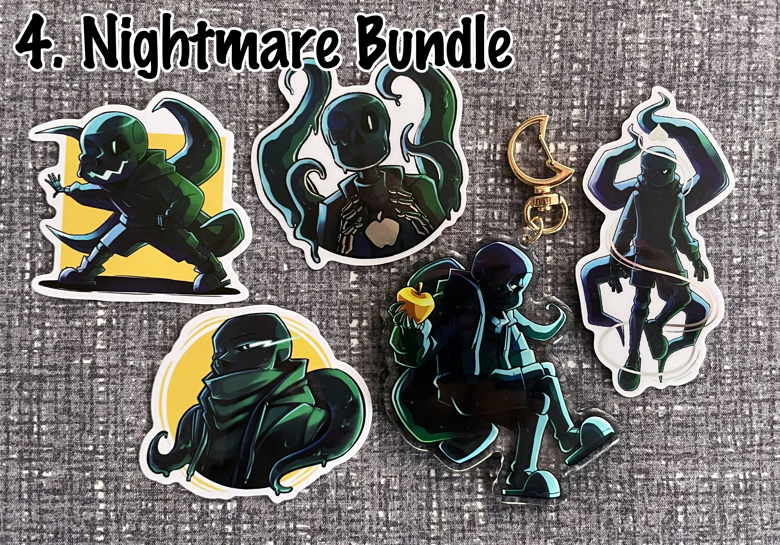 Nightmare Sans Vinyl Sticker – Shannanigans Cafe