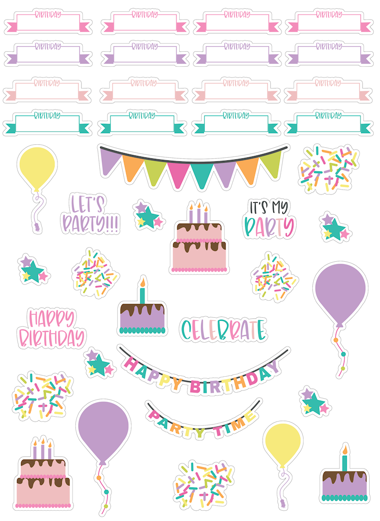 Printable Birthday Planner Sticker Set - Plan2CraftYou's Ko-fi Shop - Ko-fi  ❤️ Where creators get support from fans through donations, memberships,  shop sales and more! The original 'Buy Me a Coffee' Page.
