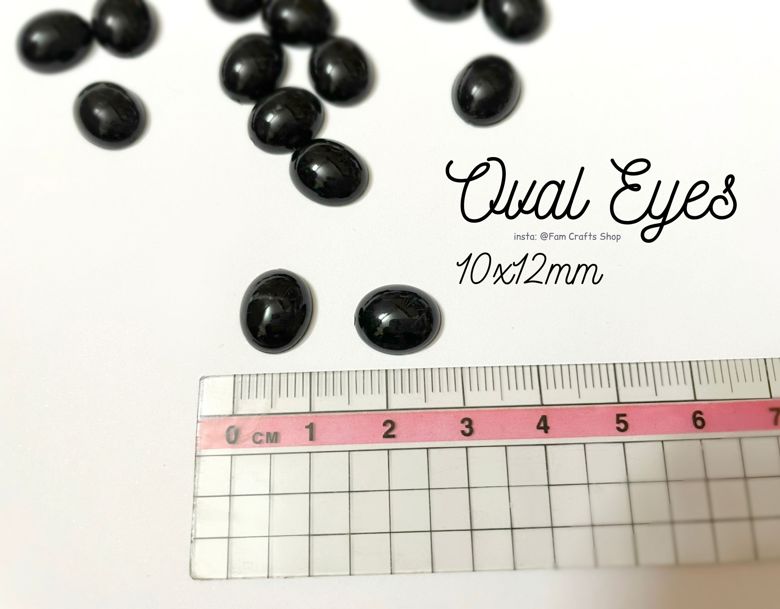Oval Eyes for Dolls - Oval Eyes for Stuffed Animals - Crochet supplies -  Black Plastic eyes - famcraftsshop's Ko-fi Shop - Ko-fi ❤️ Where creators  get support from fans through donations