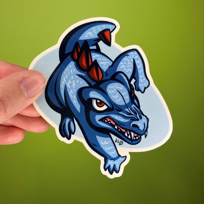 Totodile - Vinyl Sticker - Kaycie D.'s Ko-fi Shop - Ko-fi ️ Where ...