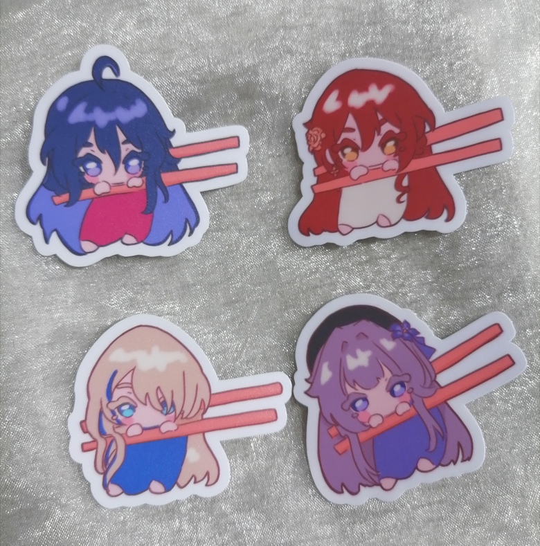 Honkai: Star Rail Character Cartoon Stickers – Honkai Shop