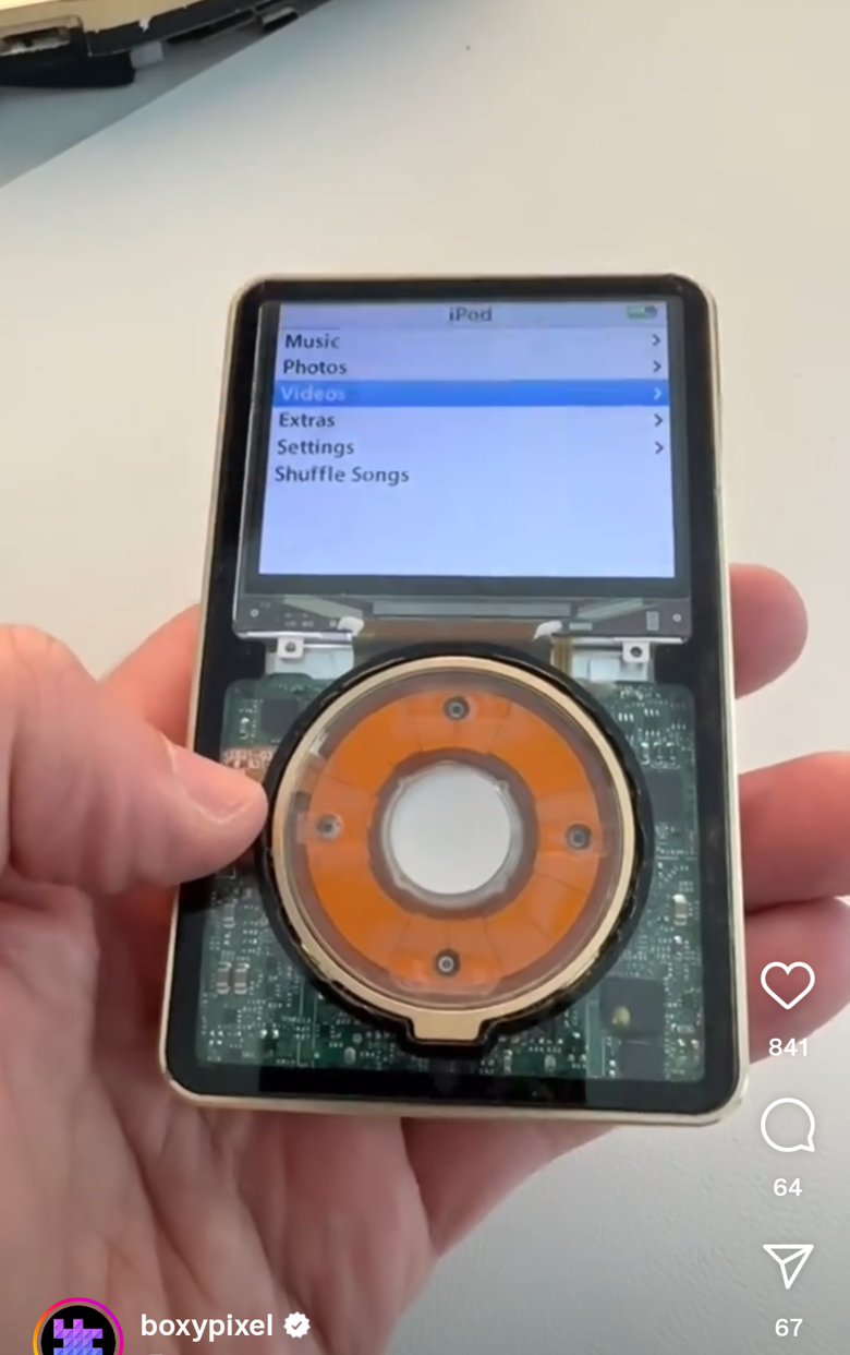 その他 iPod Boxy Pixel iPod aluminum completely built handheld