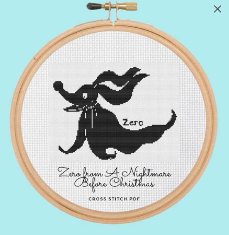 Zero with Name A Nightmare Before Christmas PDF Cross Stitch Pattern Printable Digital DMC Chart - MissBinStitches's Ko-fi Shop - Ko-fi ❤️ Where creators get support from fans through donations, memberships, shop zero-with-name-a-nightmare-before-christmas-pdf-cross-stitch-pattern-printable-digital-dmc-chart-missbinstitches-s-ko-fi-shop-ko-fi-where-creators-get-support-from-fans-through-donations-memberships-shop