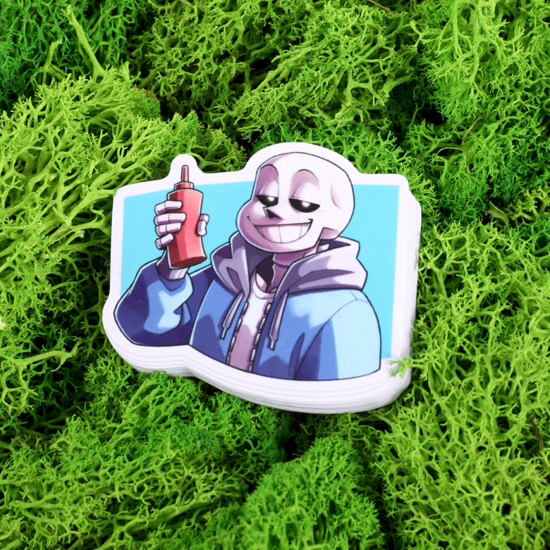 Wiki Sans Sticker for Sale by ColaCarnage