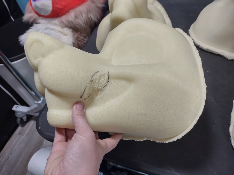 Fursuit Foam Head Base - SereStudios's Ko-fi Shop - Ko-fi