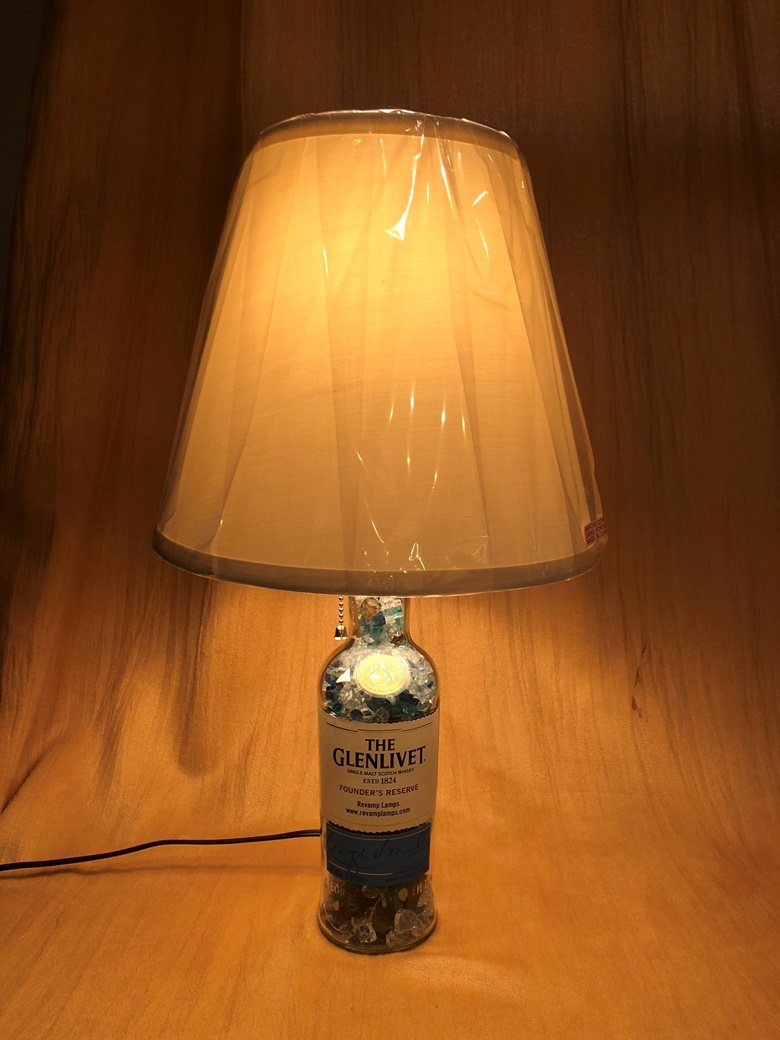 Whiskey Bottle Lamps