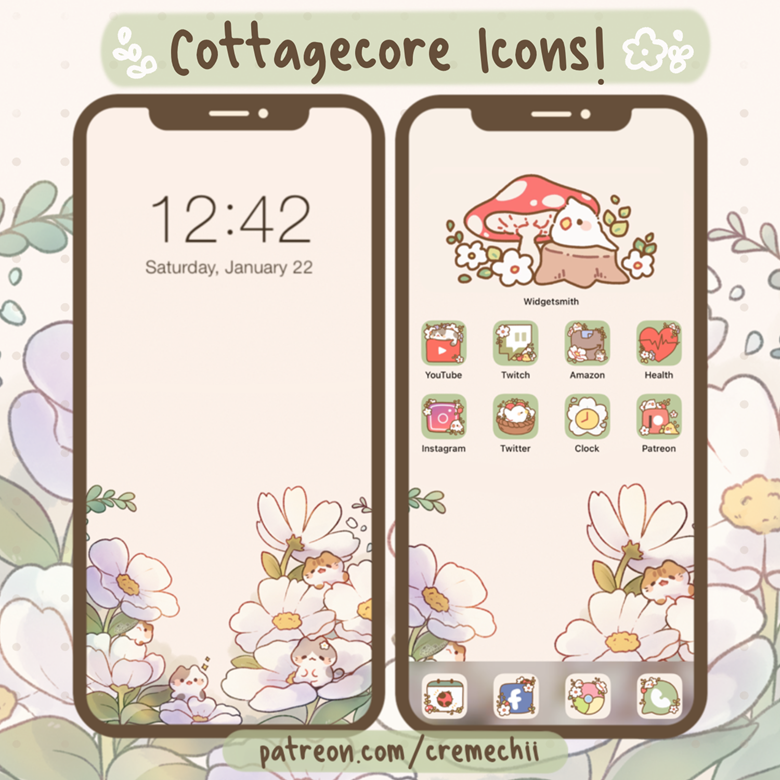 Cottagecore Sticker Sheet - tee's designs 's Ko-fi Shop - Ko-fi ❤️ Where  creators get support from fans through donations, memberships, shop sales  and more! The original 'Buy Me a Coffee' Page.